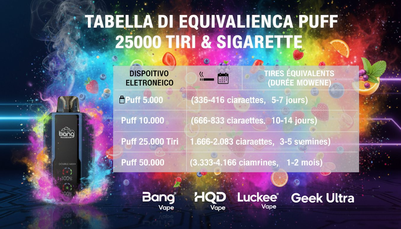 puff 25000 tiri